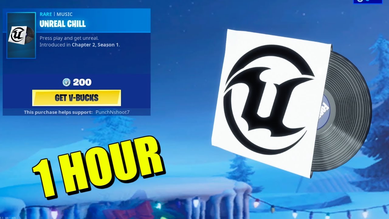 FORTNITE UNREAL CHILL LOBBY MUSIC (1 HOUR)