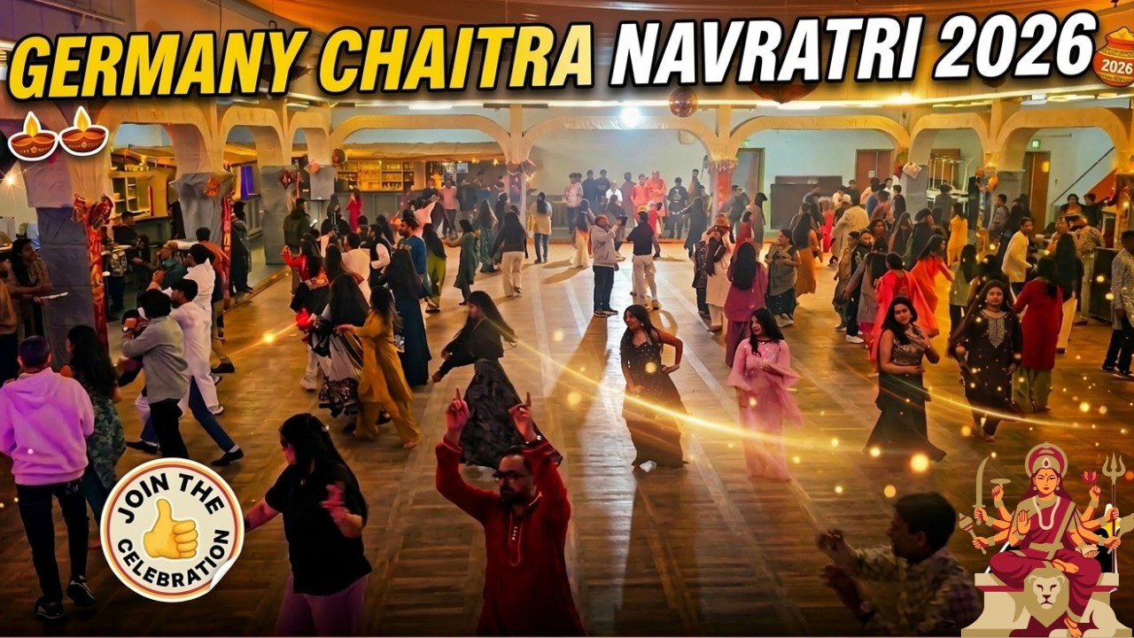 NAVRATRI 2026 IN GERMANY! 🇩🇪 | You Won't Believe This Energy! 🔥