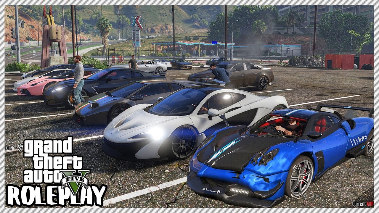 GTA 5 Roleplay - Drunk Guy Wrecks Supercar Meet | RedlineRP #256
