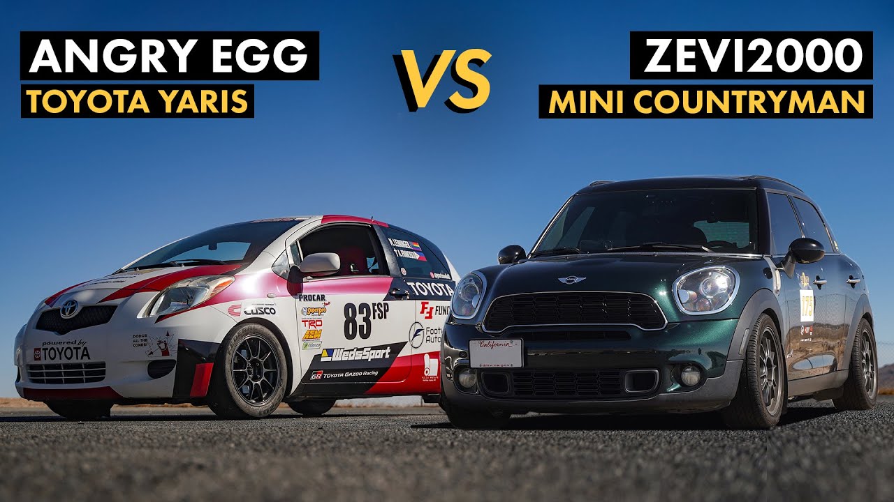 Touge Battle Episode 1 : Angry Egg Toyota Yaris VS Zevi2000 Mini Countryman