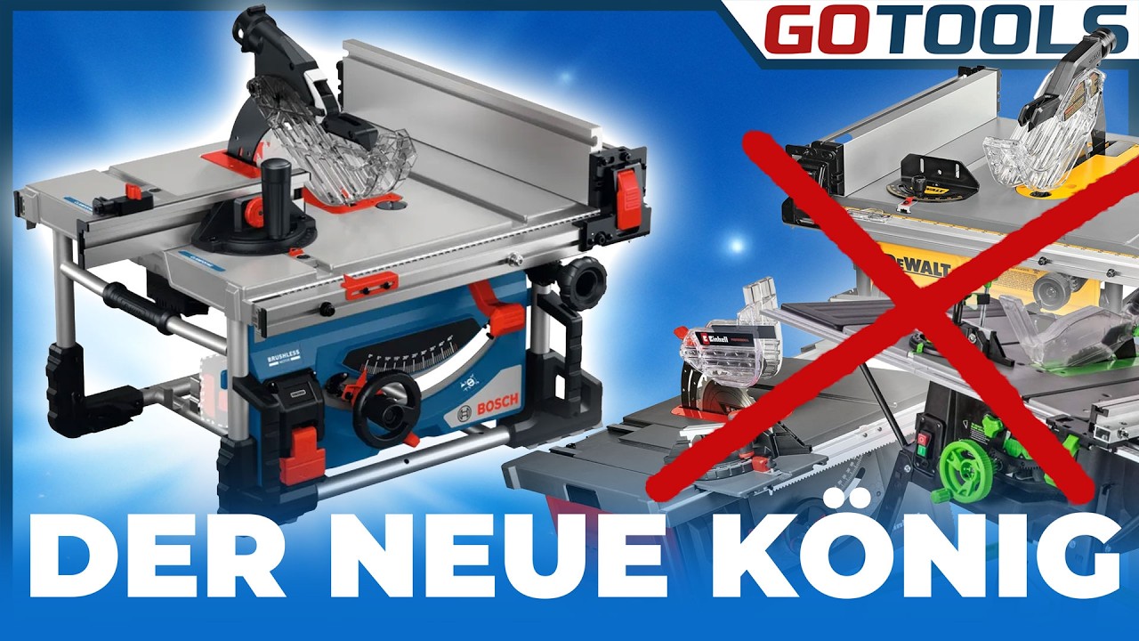 Bosch vs. DeWalt: Wer ist der neue König der Tischkreissägen? GTS 18V-70 vs DWE7492