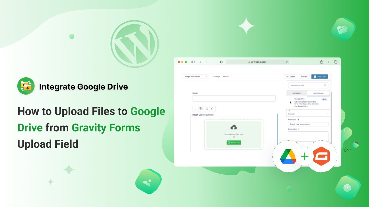 How to Upload Files to Google Drive from Gravity Forms Upload Field