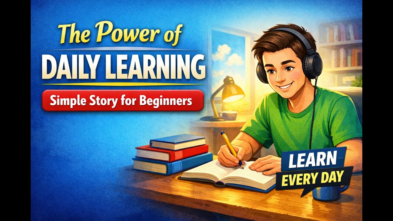 The Power of Daily Learning | Simple Story for Beginners