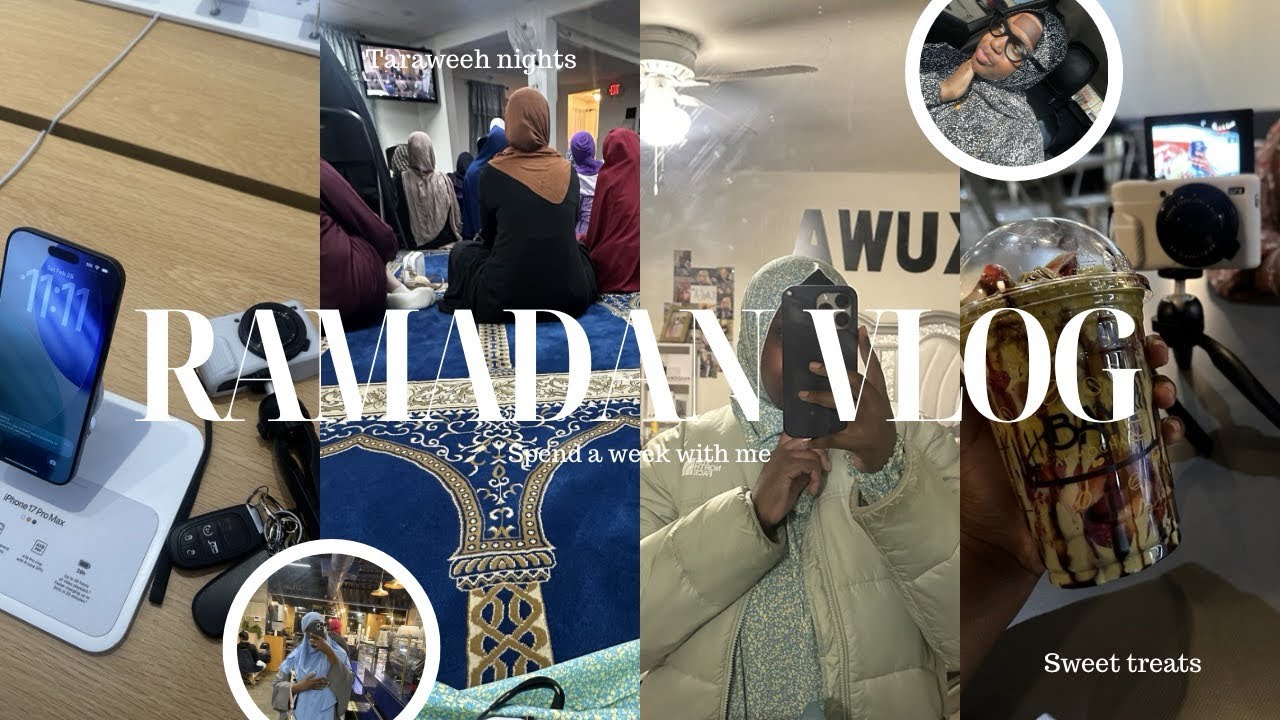 RAMADAN VLOG | spend a week with me! taraweeh, making iftar, decluttering + Eid shopping!!