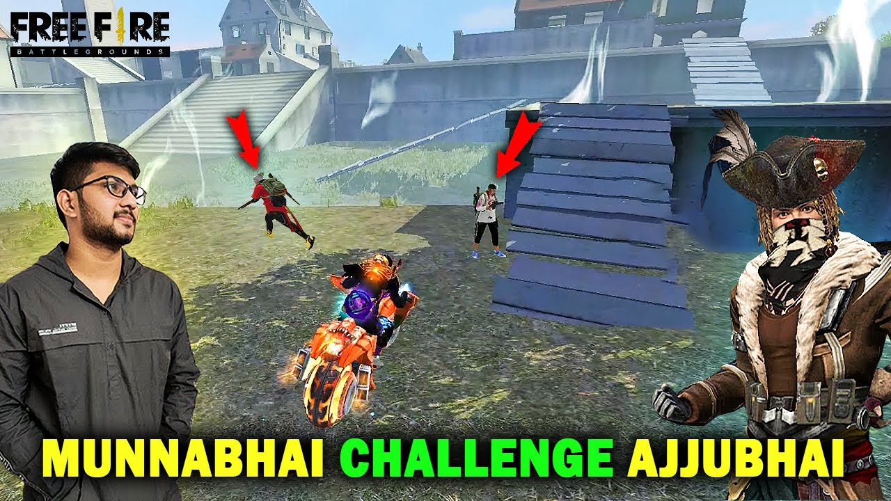 OMG!! @Munnabhaigaming Challenge Ajjubhai - Can @TotalGaming093  Complete? - Free Fire Highlights