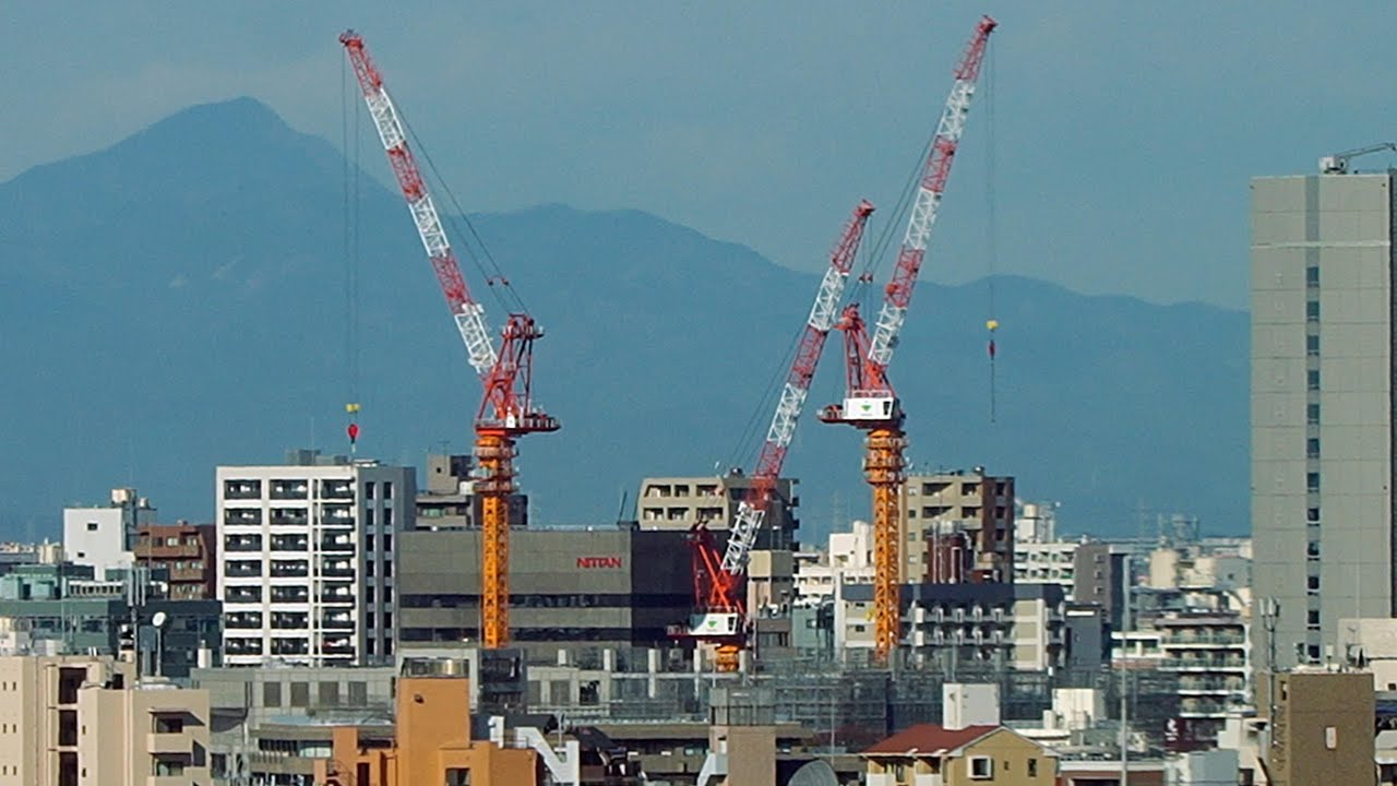パークタワー渋谷笹塚の建設状況（2026年1月24日）