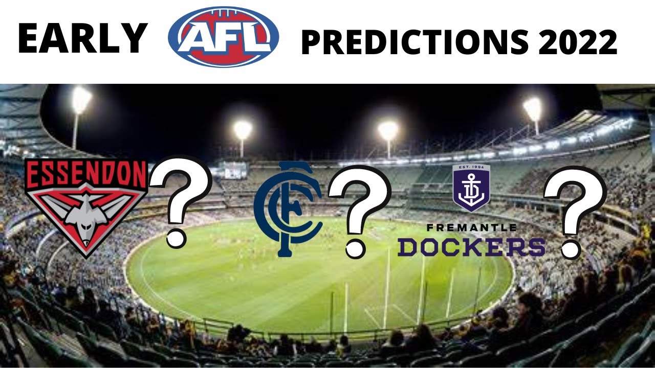 *EARLY* AFL Ladder + Awards Predictions 2022