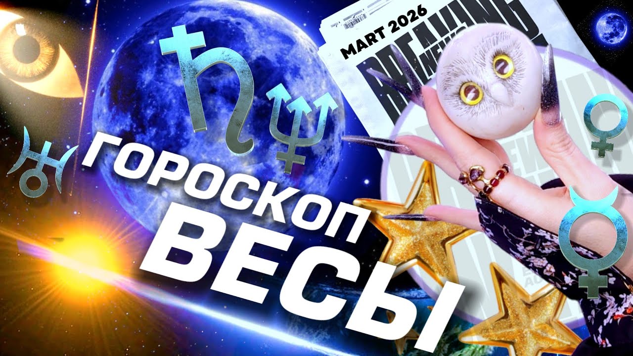 ⭐️🔭 ВЕСЫ - ГОРОСКОП НА МАРТ | ГЛАВНЫЕ НОВОСТИ ИЗ КОСМОСА | СИЛА ПЕРЕМЕН | НЕЖНЫЙ АСТРОЛОГ