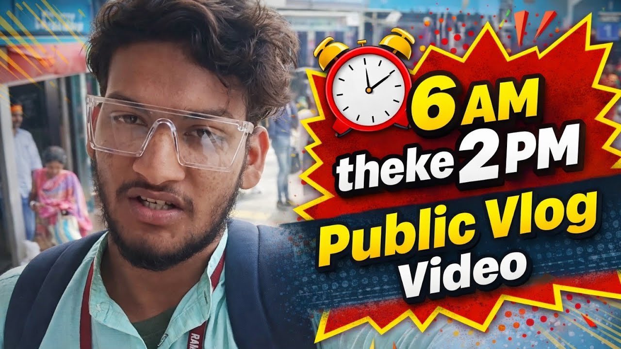 Morning 6 AM theke 2 PM Public Vlog video|ajke public vlogs video dekhkhete paben 