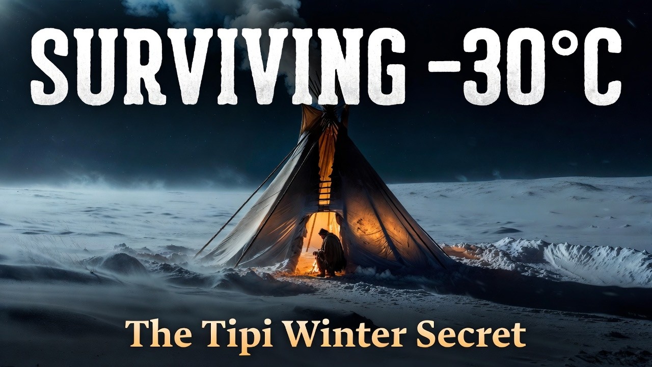 How Native Americans Built Tipis That Stayed Warm at  30°C