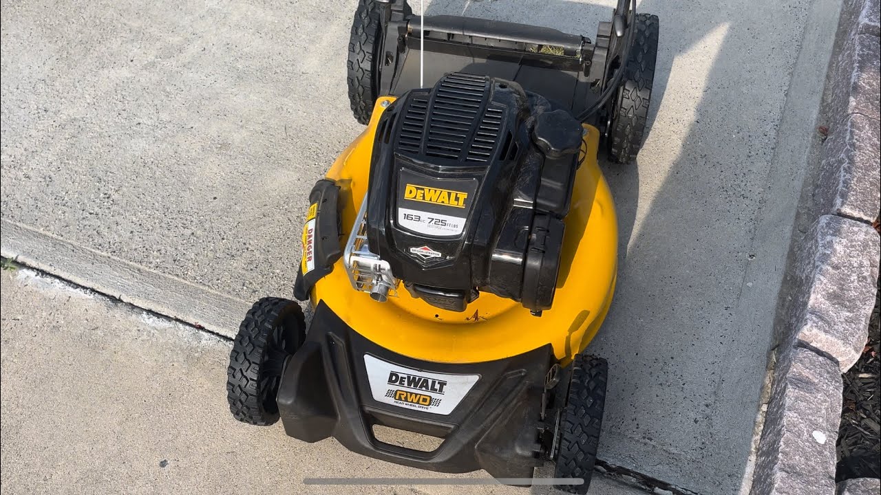 Lawn Mower Review - DeWALT 21in 163cc 3-in-1 RWD