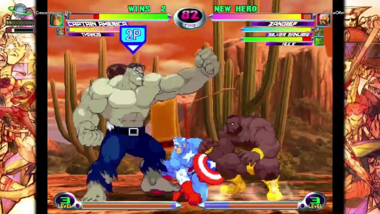 [Marvel vs Capcom 2]マブカプ２Steam対戦51[mvc2]