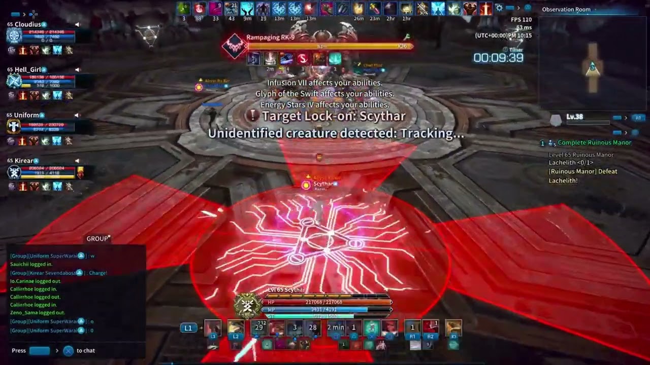 TERA Console - Rampage RK9 EM warrior full clear