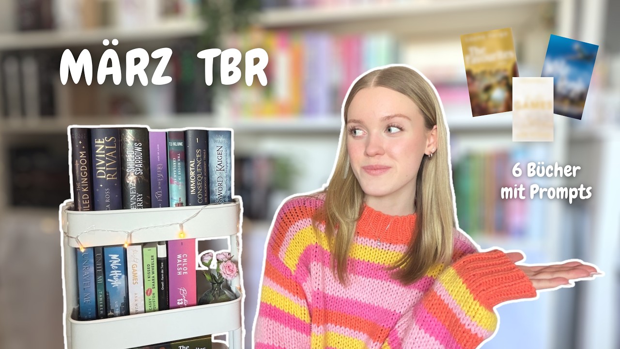 Mein März TBR mit Prompts 🌸✨| Diese Bücher muss ich lesen!