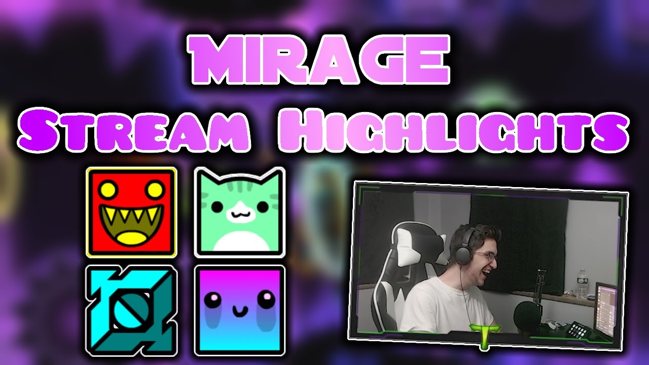 The Dumbest Joke of All Time | Mirage Stream Highlights! | Geometry Dash