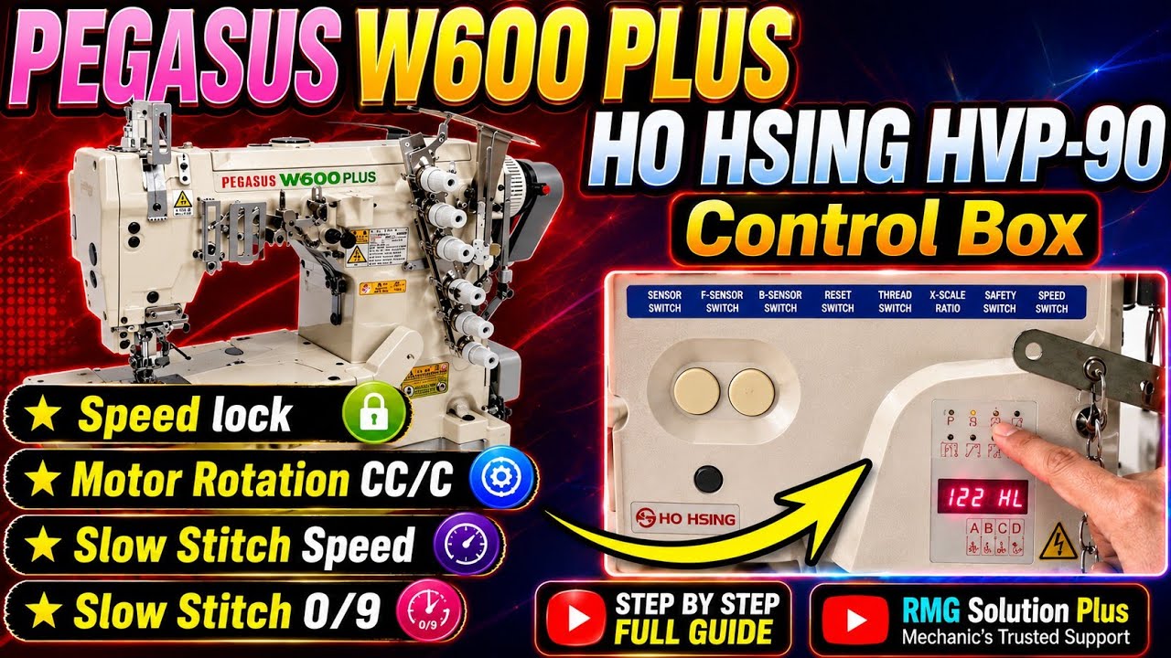 How to Ho Hsing Control Box HVP-90 Speed lock || RMG Solution plus