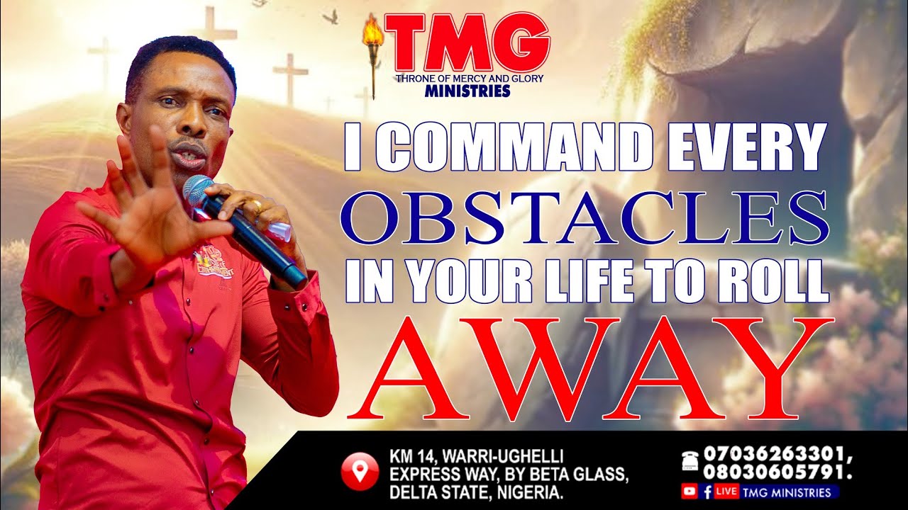 Я повелеваю всем препятствиям в вашей жизни исчезнуть во имя Иисуса.
