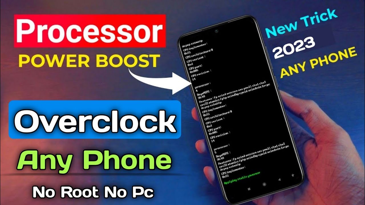 How To Overclock Android Without Root | Overclock Any Android Phone In 2023 | How To Overclock CPU
