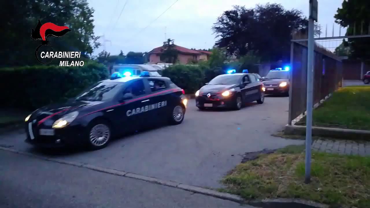 Corsico (MI), 23/10/2018 - Blitz dei carabinieri contro il traffico di cocaina: arrestate 14 persone