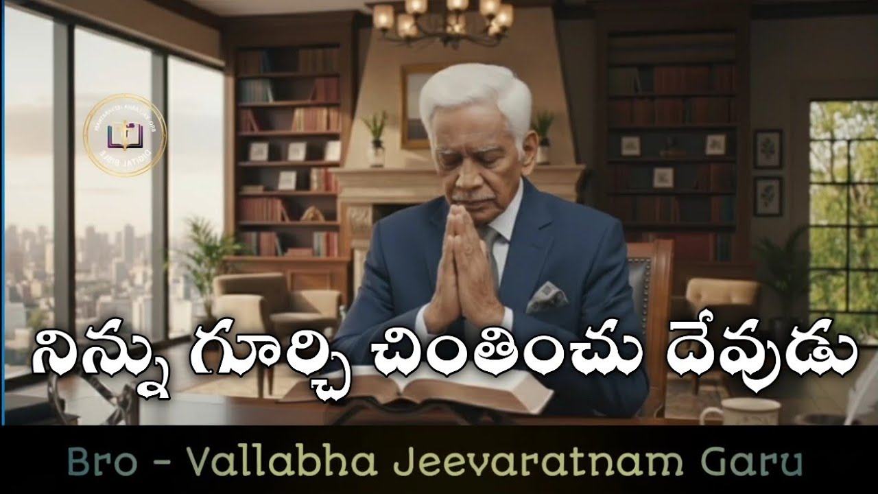 నీ కొరకై చింతించు దేవుడు నీకు ఉన్నాడు...-Bro Vallabha Jeevaratnam Garu.