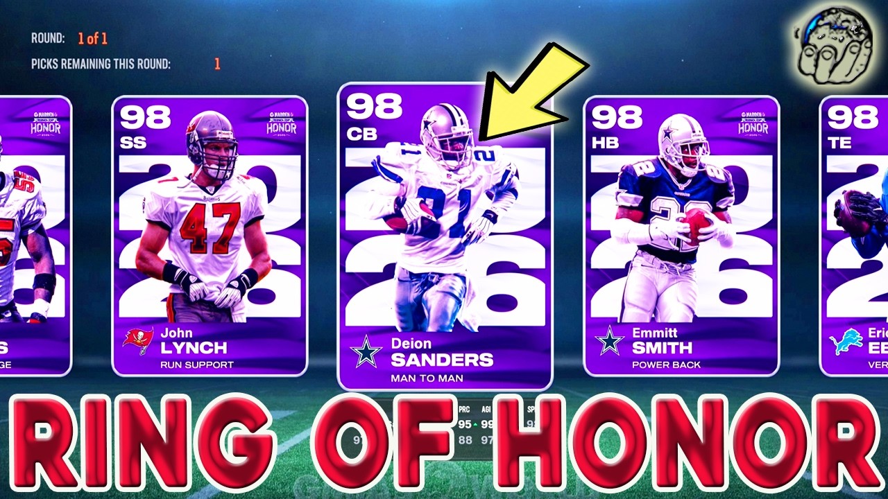 Акция Madden 26 Ring of Honor! Все режимы Ring of Honor для одиночной игры, бесплатные игроки, на...