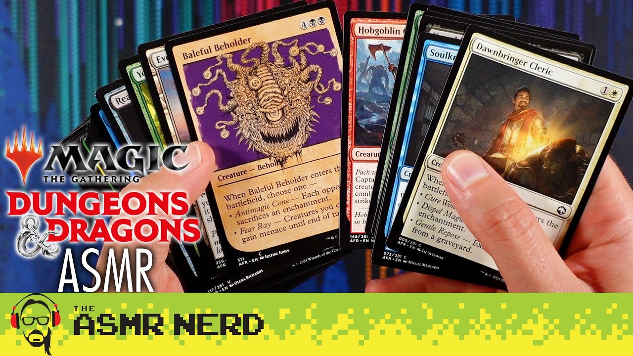 MTG x D&D 😲 Adventures in the Forgotten Realms ASMR Bundle Unboxing & Card Pack Opening