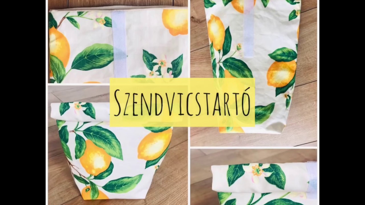 Szendvicstartó varrása pillanatok alatt