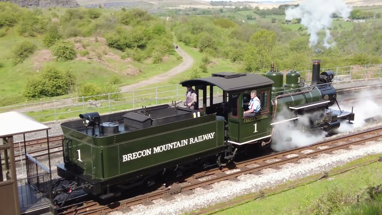 Brecon Mountain Railway - Locomotive Santa Teresa - 21st May 2023