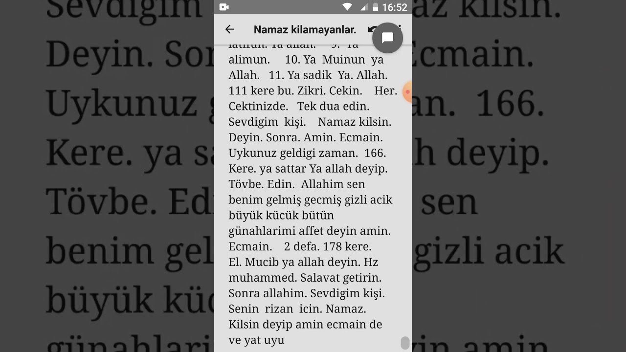 namaz kilamayanlar icin. kalple bunlari. yapin