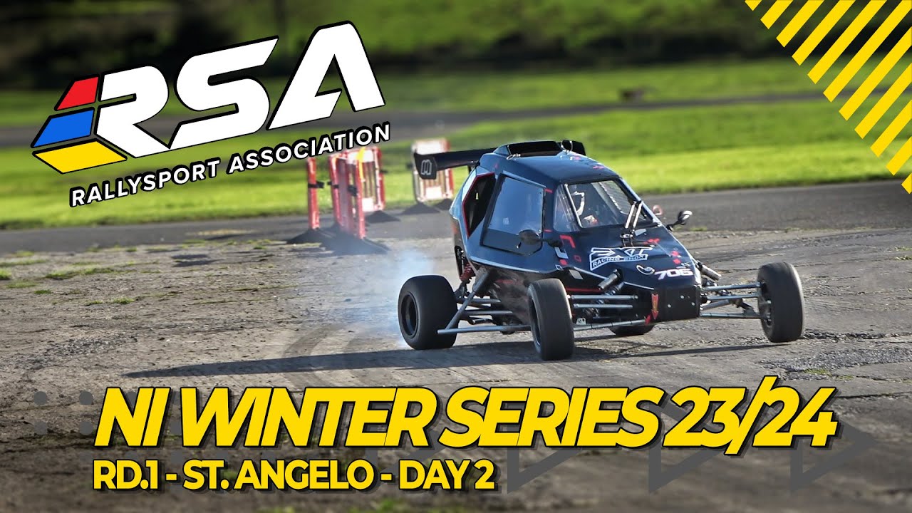 RSA NI Winter Series 23/24 — круг 1 — Сент-Анджело — день 2: MX5, Mini Cup и CrossKarts