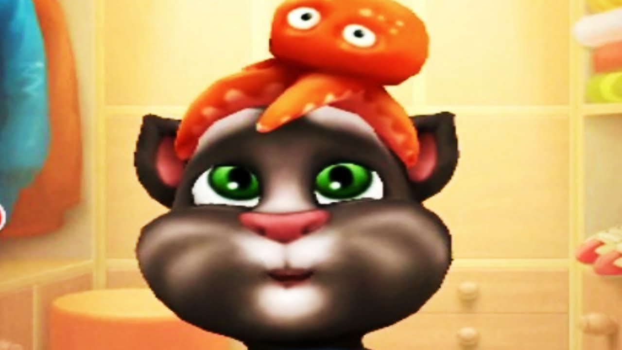 El Gato TOM, My Talking Tom, ¡TOM PULPO EN LA CABEZA! Nueva Actualización