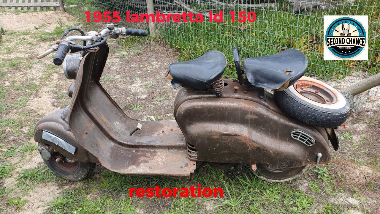 1955 lambretta 150 ld restoration  episode # 1                        #motorcycle ,#restoration #diy