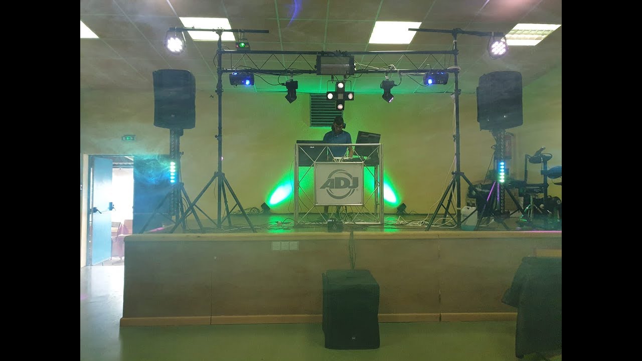 Montage sono 1 -AD DJ  setup Sono/Systeme son RCF