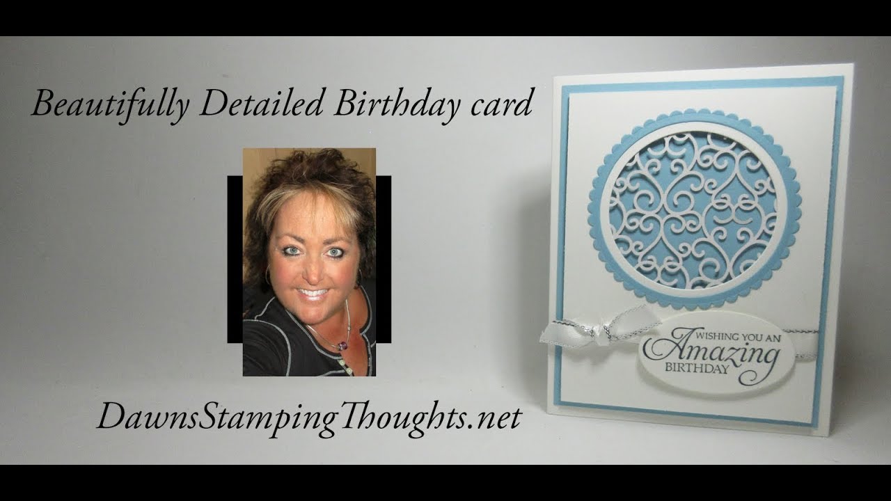 Beautifully Detailed Birthday Card