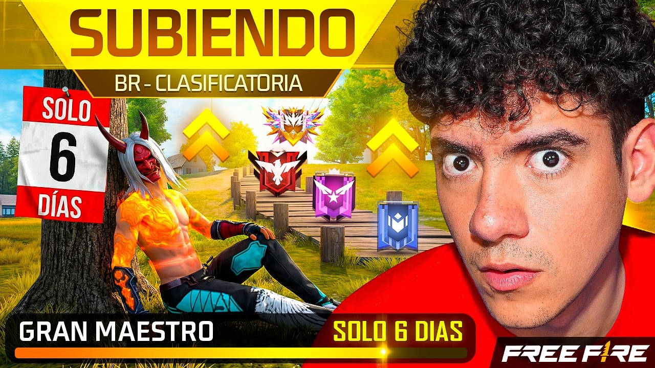 TENGO 6 DIAS PARA LLEGAR A GRAN MAESTRO EN FREE FIRE !! - TheDonato
