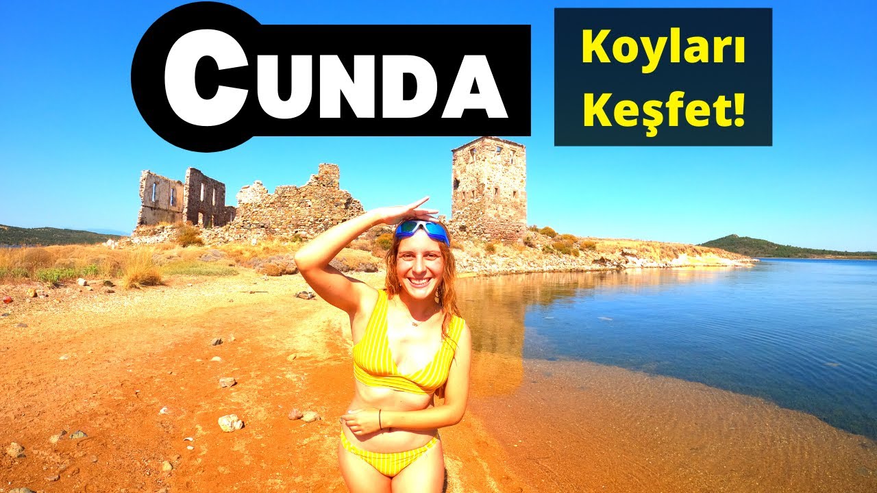 CUNDA Adası PATERİÇA Koyu Ücretsiz Plajlar, Gizemli ADALAR - Ayvalık