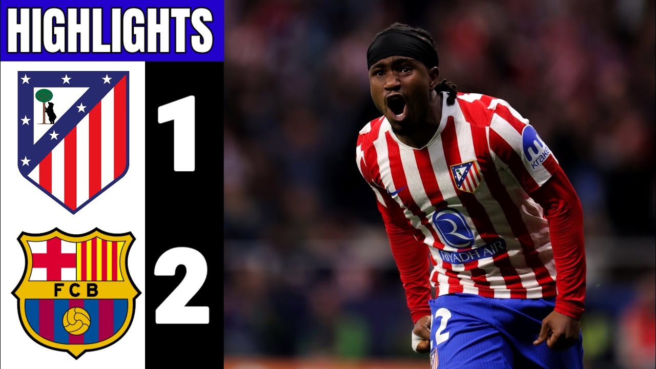 Atletico Madrid vs Barcelona 1-2 Extended Highlights & Goals | UEFA Champions League Quarter-Finals