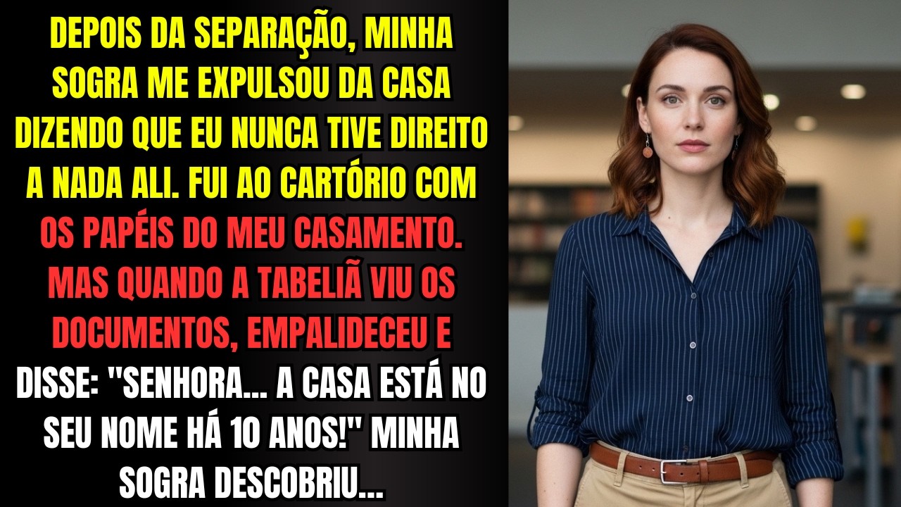 Depois da separação, minha sogra me expulsou da casa dizendo que eu nunca tive direito a nada ali.