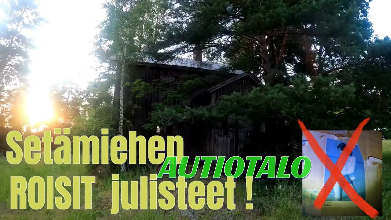 URBEX | Setämiehen autiotalo ROISILLA julisteilla!