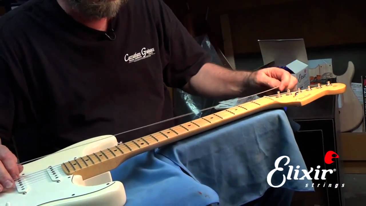 How to Restring your Stratocaster with John Carruthers | ELIXIR Strings