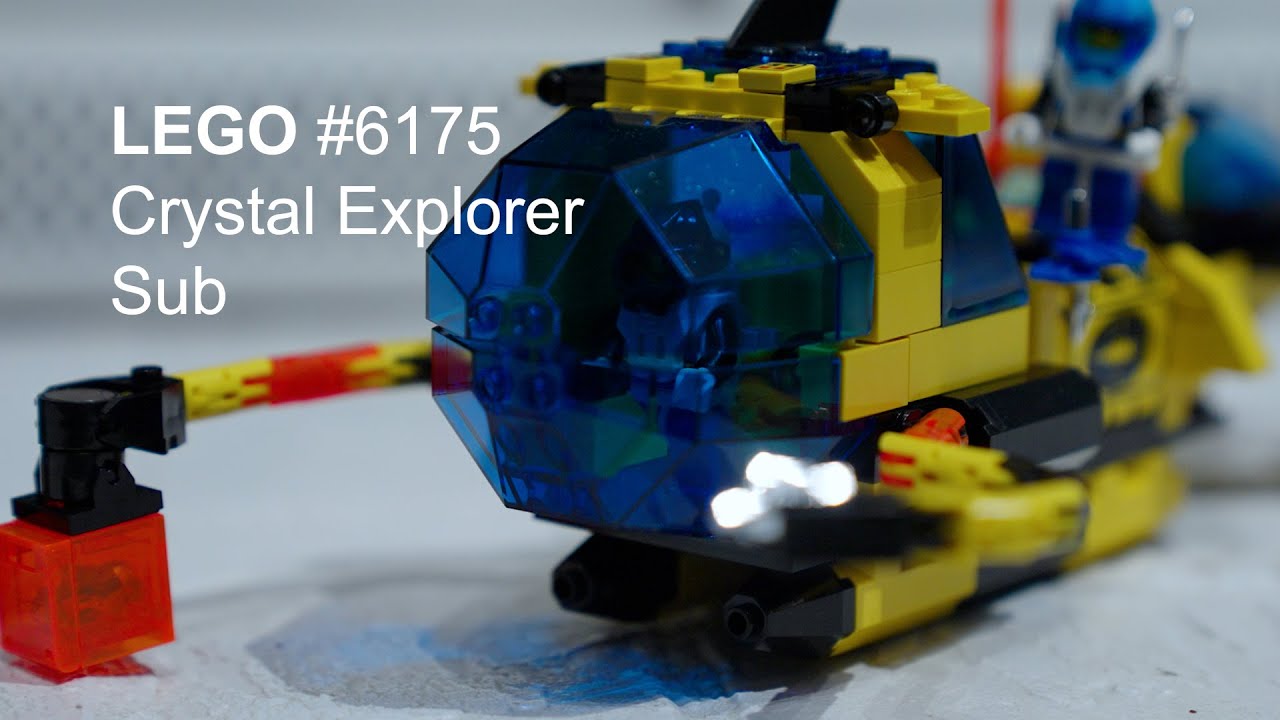 LEGO #6175 Crystal Explorer Sub Stop Motion & Review