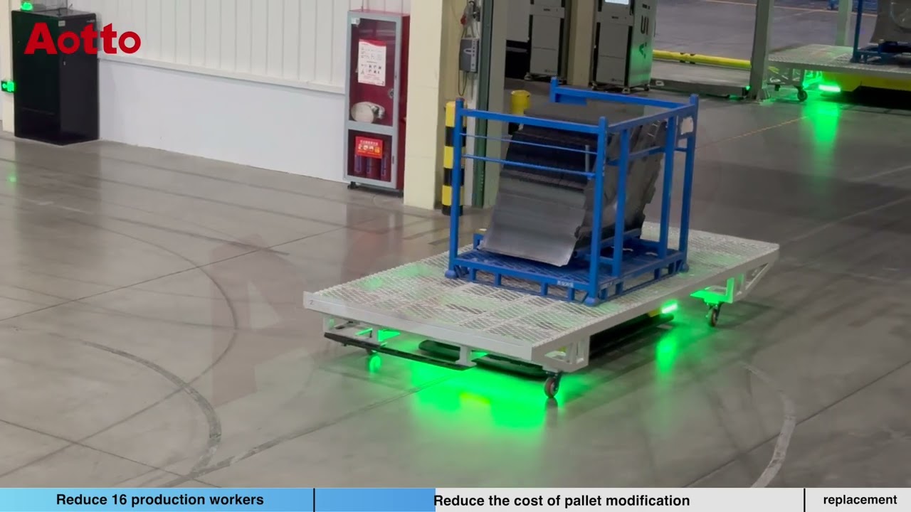 Automatic Palletizing for high speed stamping line #aotto #geely #stamping #automation #autorack
