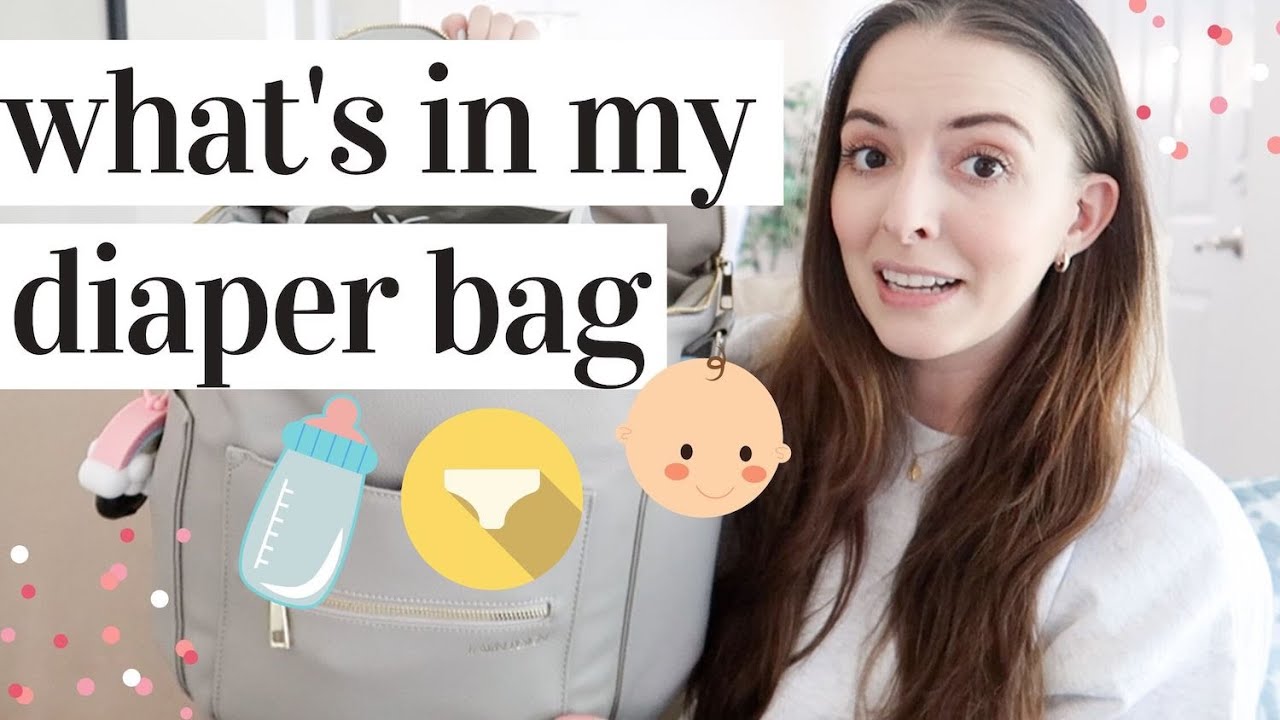 WHAT'S IN MY DIAPER BAG 2020 | NEWBORN AND TODDLER DIAPER BAG ESSENTIALS