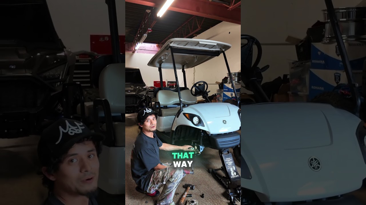 Lifted Golf Cart!  #smoothperformance #lifted #liftedlife #golfcars