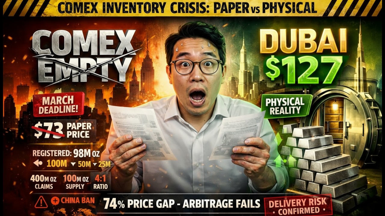 COMEX About to Run Out of Bullion!