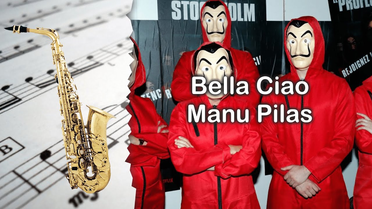 Partitura Bella Ciao - Manu Pilas versión original Saxofón Alto