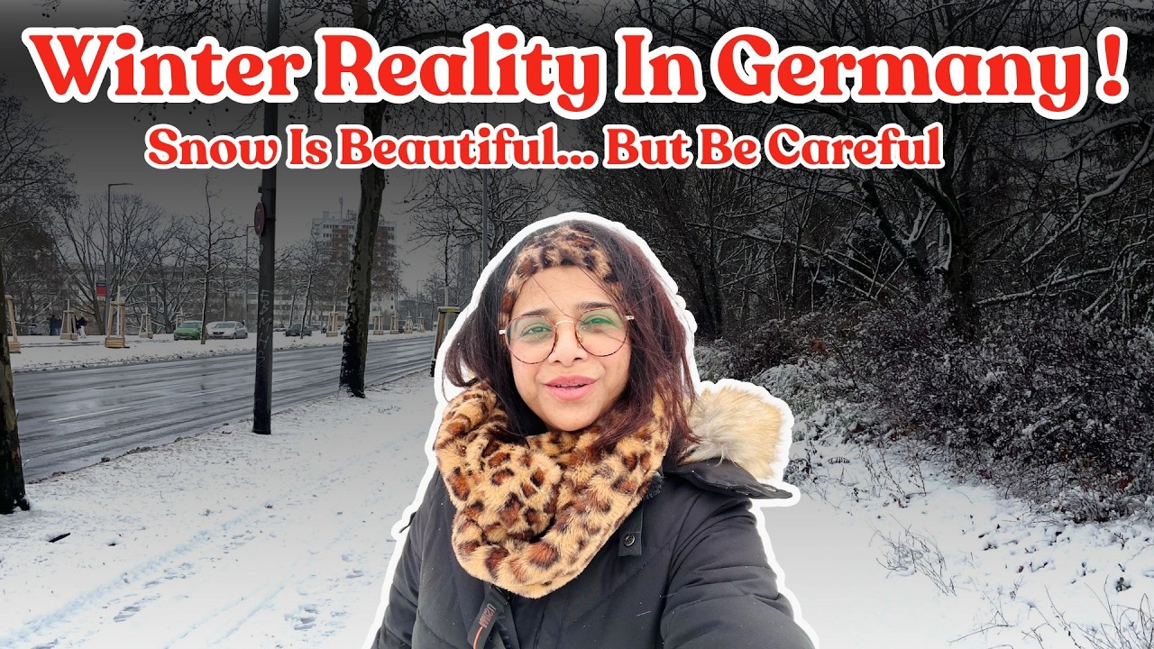 Winter Reality of Germany Heavy SnowFall Challenges