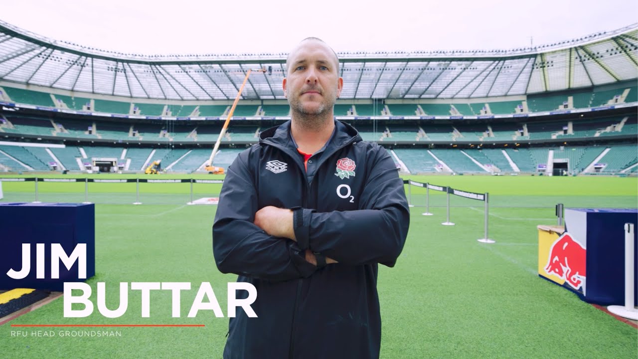 Keith Prowse x Jim Buttar, Head Groundsman at the RFU