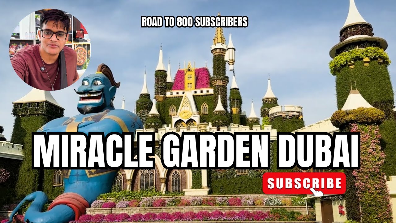 DUBAI’S MOST BEAUTIFUL PLACE 😍 | MIRACLE GARDEN