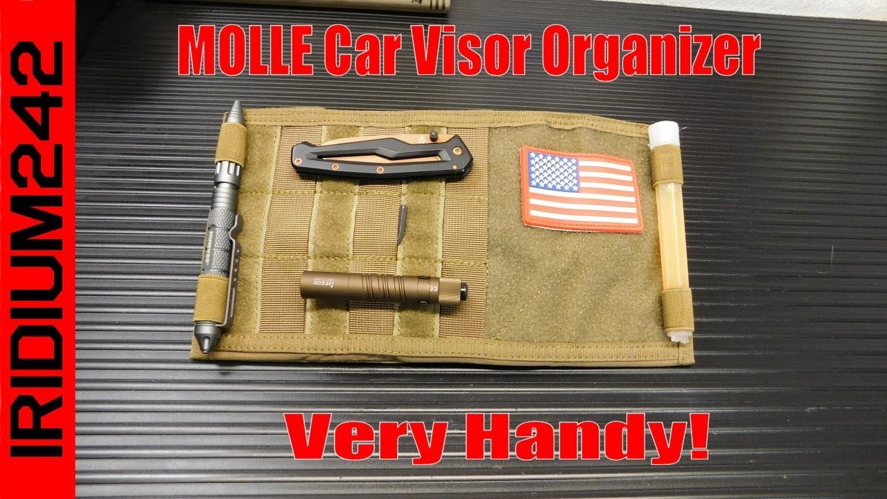 IDOGEAR MOLLE Tactical Car Visor Organizer